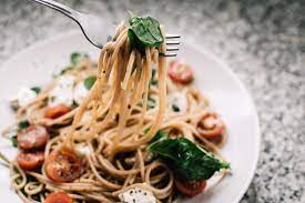 Espaguetis con Verduras Salteadas